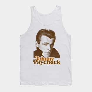 Young Johnny Paycheck ))(( Country Outlaw Tribute Tank Top